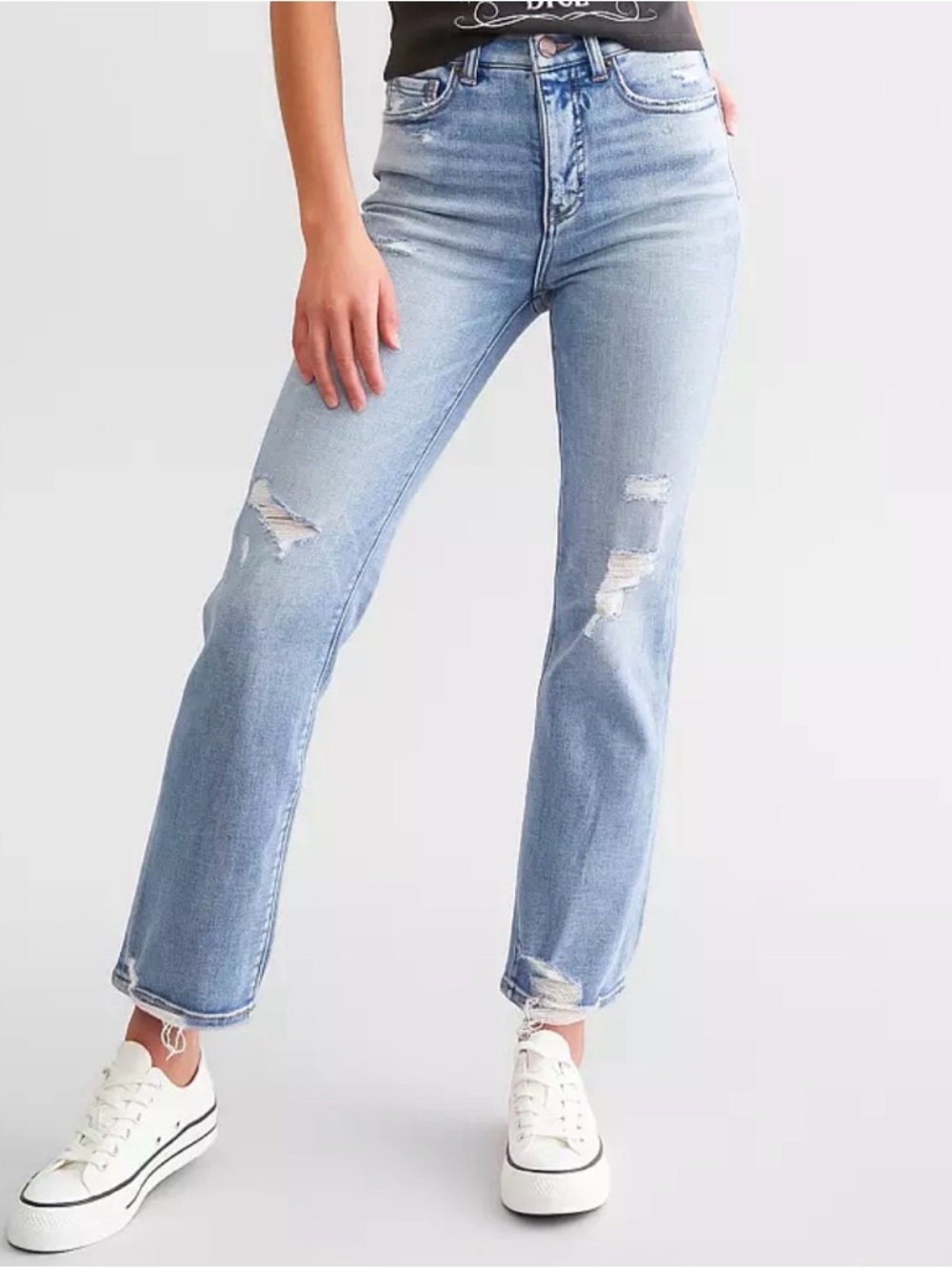 NWT BKE Billie Cropped Straight Jeans